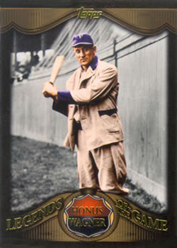 2009 Topps Updates & Highlights - Legends of the Game Gold #LGU02 Honus Wagner Front