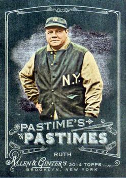 2014 Topps Allen & Ginter - Pastime's Pastimes #PP-BR Babe Ruth Front