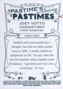 2014 Topps Allen & Ginter - Pastime's Pastimes #PP-JV Joey Votto Back