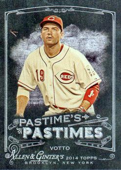 2014 Topps Allen & Ginter - Pastime's Pastimes #PP-JV Joey Votto Front
