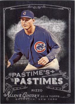 2014 Topps Allen & Ginter - Pastime's Pastimes #PP-AR Anthony Rizzo Front