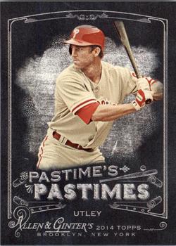 2014 Topps Allen & Ginter - Pastime's Pastimes #PP-CU Chase Utley Front