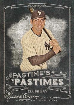 2014 Topps Allen & Ginter - Pastime's Pastimes #PP-JE Jacoby Ellsbury Front