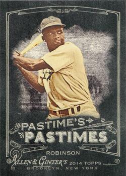 2014 Topps Allen & Ginter - Pastime's Pastimes #PP-JRO Jackie Robinson Front