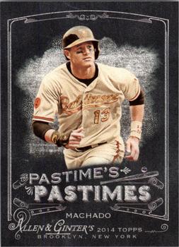 2014 Topps Allen & Ginter - Pastime's Pastimes #PP-MM Manny Machado Front