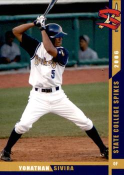 2006 Grandstand State College Spikes #NNO Yonathan Sivira Front