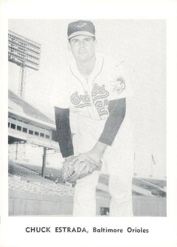 1961 Jay Publishing Baltimore Orioles #NNO Chuck Estrada Front