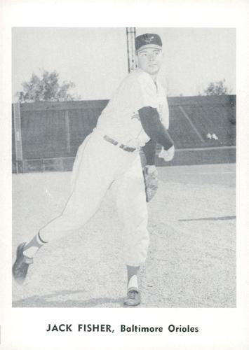 1961 Jay Publishing Baltimore Orioles #NNO Jack Fisher Front