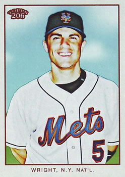 2009 Topps 206 #NNO David Wright Front