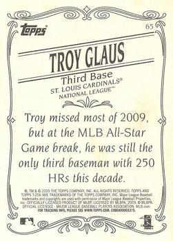 2009 Topps 206 #65 Troy Glaus Back