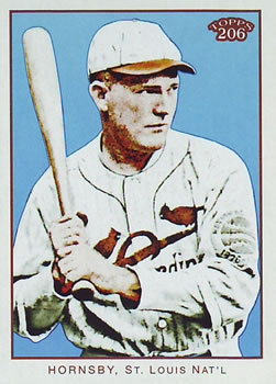2009 Topps 206 #83 Rogers Hornsby Front