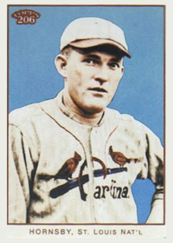 2009 Topps 206 #NNO Rogers Hornsby Front