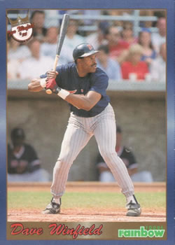 1993 Rainbow Foods Dave Winfield #8 Dave Winfield Front