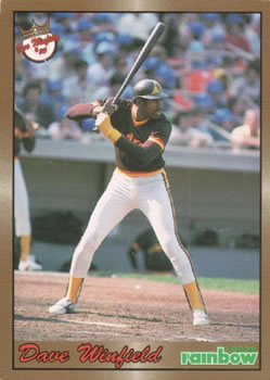 1993 Rainbow Foods Dave Winfield - Gold #4 Dave Winfield Front