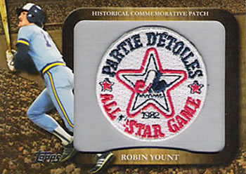 2009 Topps - Legends Commemorative Patch #LPR-84 Robin Yount / 1982 MLB All-Star Game Front