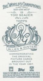 2014 Topps Allen & Ginter - Mini A & G Back #120 Tom Seaver Back