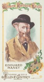 2014 Topps Allen & Ginter - Mini Where Nature Ends #WNE-19 Edouard Manet Front