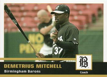 2005 Grandstand Birmingham Barons #NNO Demetrius Mitchell Front