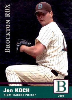 2005 Grandstand Brockton Rox #NNO Jon Koch Front