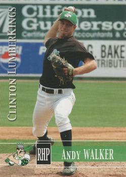 2005 Grandstand Clinton LumberKings #NNO Andy Walker Front