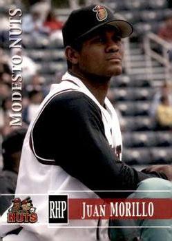 2005 Grandstand Modesto Nuts #NNO Juan Morillo Front