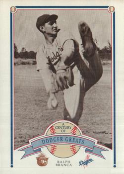 1989 Los Angeles Dodgers Greats Smokey #51 Ralph Branca Front