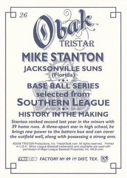 2009 TriStar Obak #26 Mike Stanton Back