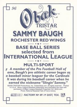 2009 TriStar Obak #96 Sammy Baugh Back