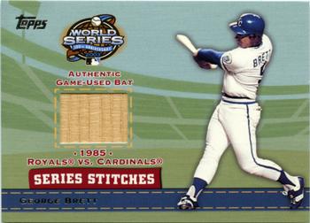 2004 Topps - Series Stitches Relics #SSR-GB George Brett Front