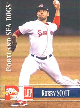 2014 Grandstand Portland Sea Dogs #NNO Robby Scott Front