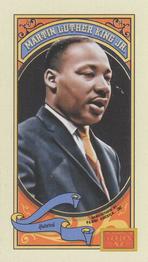 2014 Panini Golden Age - Mini Mono Brand Blue Back #82 Martin Luther King Jr. Front