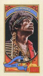 2014 Panini Golden Age - Mini Mono Brand Blue Back #105 Jimi Hendrix Front