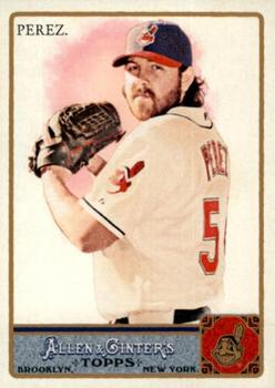 2011 Topps Allen & Ginter - Glossy #71 Chris Perez Front
