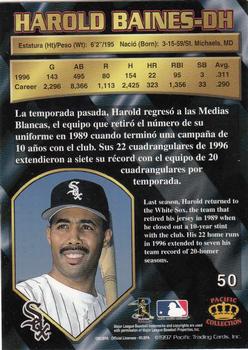 1997 Pacific Crown Collection #50 Harold Baines Back