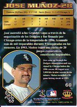 1997 Pacific Crown Collection #60 Jose Munoz Back