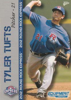 2012 MultiAd Round Rock Express #11 Tyler Tufts Front