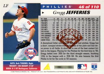 1996 Score - Dugout Collection (Series Two) #46 Gregg Jefferies Back