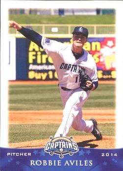 2014 Grandstand Lake County Captains #1 Robbie Aviles Front