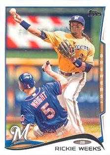 2014 Topps Mini #172 Rickie Weeks Front