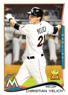 2014 Topps Mini #358 Christian Yelich Front