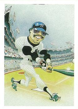 1985 Baseball Greats Caricatures #5 Reggie Jackson Front