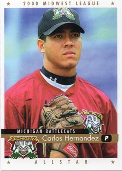 2000 Active Graphics Midwest League All-Stars #NNO Carlos Hernandez Front
