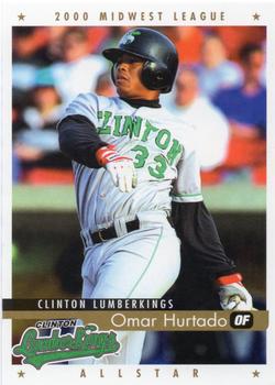 2000 Active Graphics Midwest League All-Stars #NNO Omar Hurtado Front