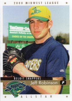 2000 Active Graphics Midwest League All-Stars #NNO Jeff Robinson Front