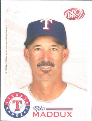2014 Dr. Pepper Texas Rangers #23 Mike Maddux Front