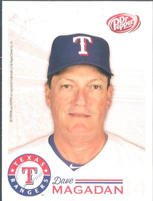 2014 Dr. Pepper Texas Rangers #24 Dave Magadan Front