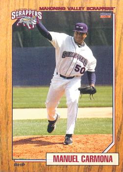2013 Choice Mahoning Valley Scrappers #05 Manuel Carmona Front