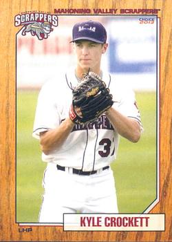 2013 Choice Mahoning Valley Scrappers #07 Kyle Crockett Front