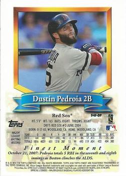 2014 Finest - 94 Finest #94F-DP Dustin Pedroia Back