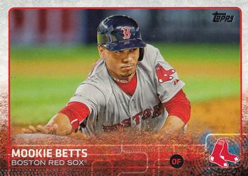 2015 Topps #389 Mookie Betts Front
